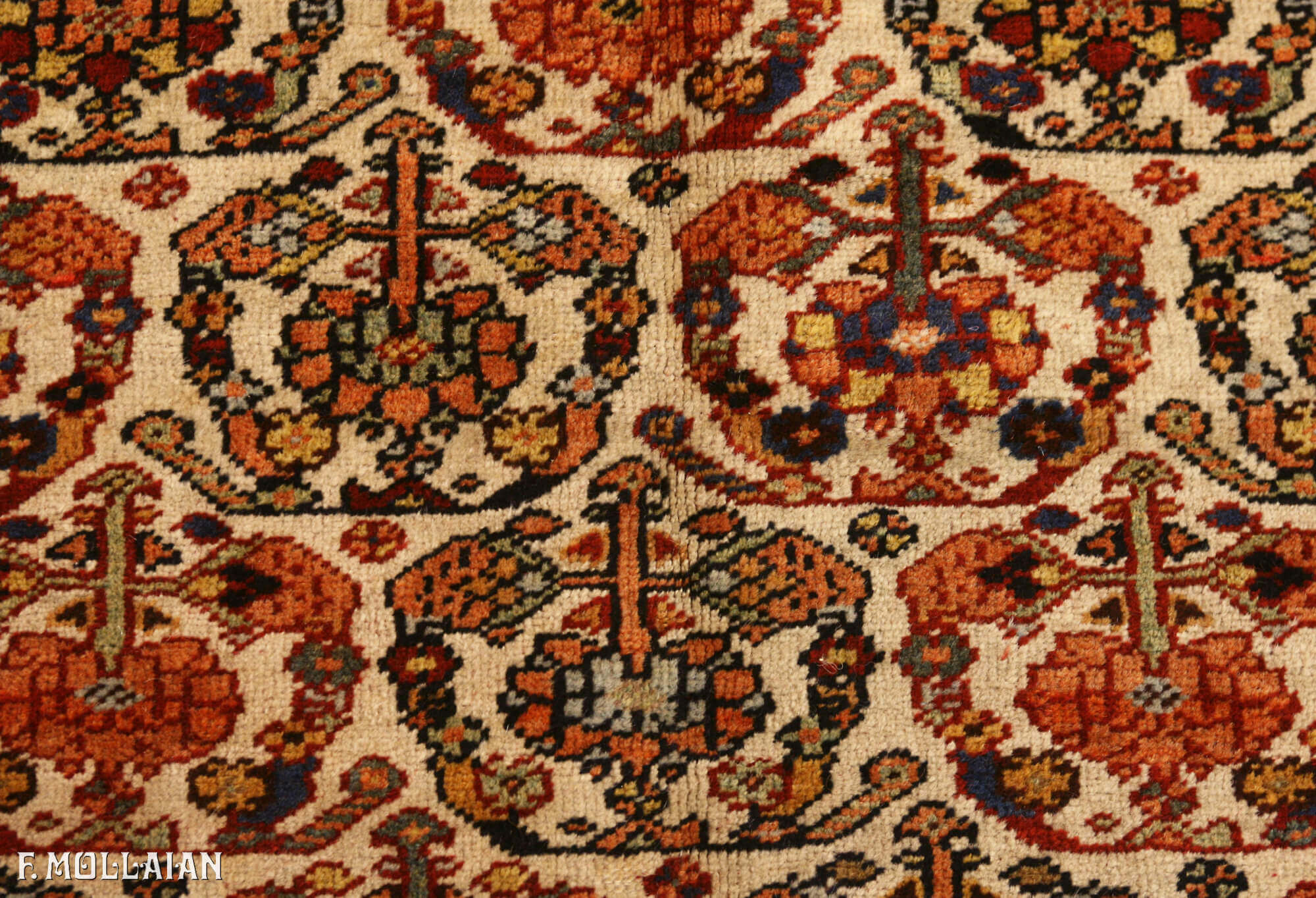 Tapis Persan Antique Kashkuli n°:97183079